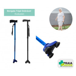 Bengala Tripé Alumínio Dobrável Evoluxion BM120