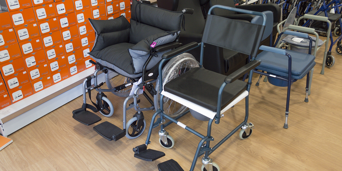Store interior Praia Saúde Wheelchair